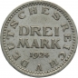 Preview: Weimar 3 Reichsmark 1924 A